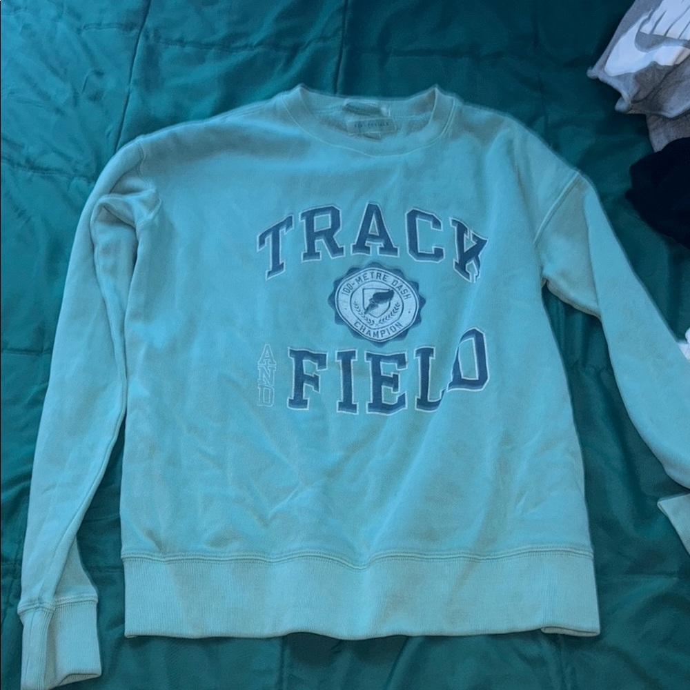 Teal Track and Field Sweatshirt